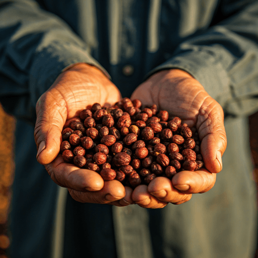 Elderly Vietnamese Farmer Hands